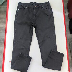 Buffalo David Bitton Faith jeans women's size W32 black min-rise skinny stretch